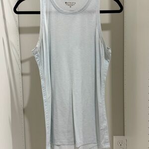 Athleta Pale Blue Relaxed Tank Top